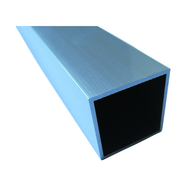 アルインコ アルミ角パイプ 25X25X2.0 シルバー艶消し 4m FB206S 1本 849-4601（直送品）