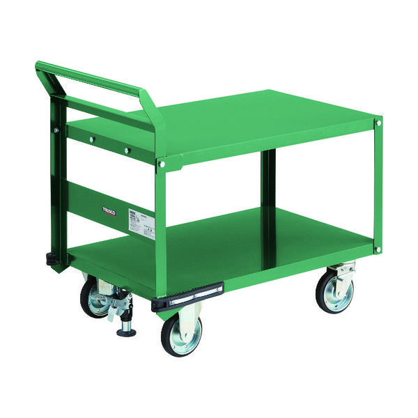 トラスコ中山 TRUSCO 鋼鉄製運搬車 片袖2段型 プレス車