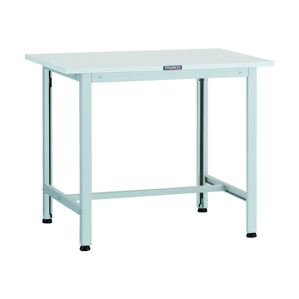 トラスコ中山 TRUSCO 軽荷重作業台(200kg)AO型 900X600XH740 基本タイプ ホワイト色 AO-0960 1台（直送品）