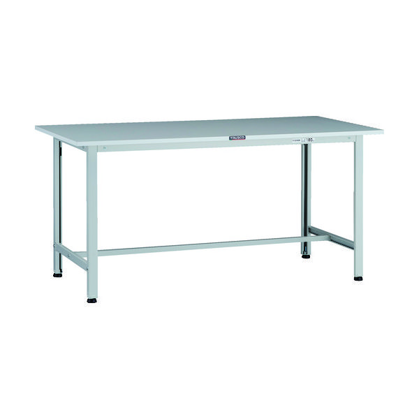 トラスコ中山 TRUSCO 軽荷重作業台(200kg)AO型 1500X600XH740 基本タイプ ホワイト色 AOR-1560 1台（直送品）