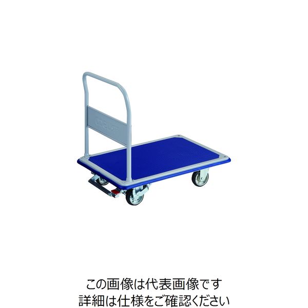 トラスコ中山 TRUSCO 始動アシスト台車 アクセル 915X615 ペダル式 足踏みストッパー付 302NFA-FB 1台（直送品）