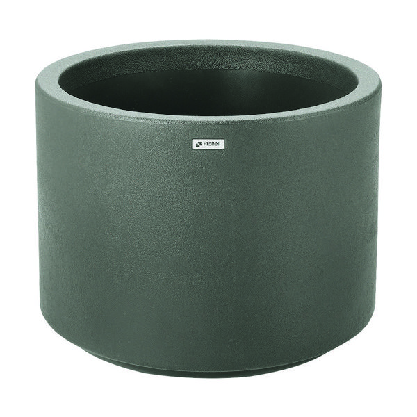 リッチェル タウンプランターWS 丸60型 プレーン ダークグレー 81216 1個 137-2219（直送品）