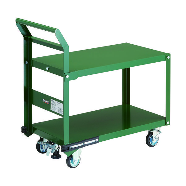 トラスコ中山 TRUSCO 鋼鉄製運搬車 800X450 片袖2段型 プレス車 Lストッパー付 PH-32SS 1台 149-5887（直送品）