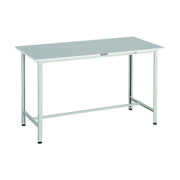 TRUSCO 軽荷重立作業台(300kg)HAE2型 RoHS2対応天板 1500X750XH900 ホワイト色 HRAE2-1500 W（直送品）