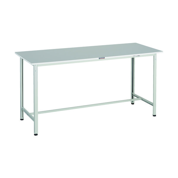 TRUSCO 軽荷重立作業台(300kg)HAE2型 RoHS2対応天板 1800X600XH900 ホワイト色 HRAE2-1860 W（直送品）