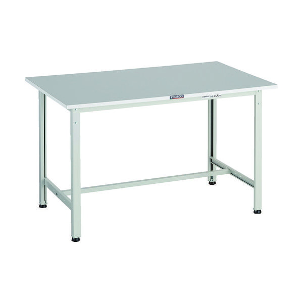 TRUSCO 軽荷重作業台(300kg)RAE2型 RoHS2対応天板 1200X900XH740 ホワイト色 RAE2-1209 W 1台（直送品）