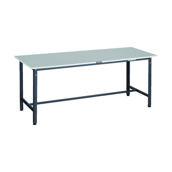 TRUSCO 軽荷重作業台(300kg)RAE2型 RoHS2対応天板 1800X600XH740 ダークグレー色 RAE2-1860 DG（直送品）