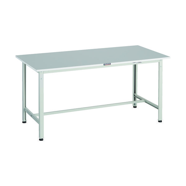 TRUSCO 軽荷重作業台(300kg)RAE2型 RoHS2対応天板 1500X750XH740 ホワイト色 RAE2-1500 W 1台（直送品）
