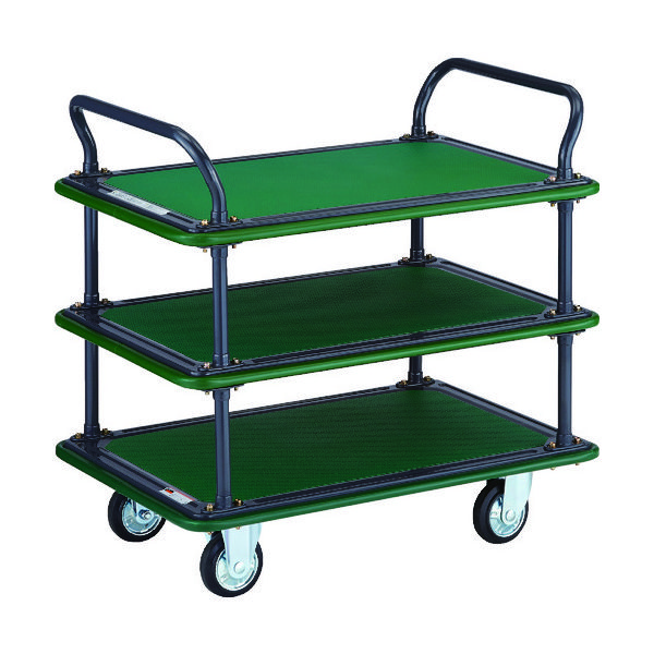 トラスコ中山 TRUSCO ハイグレード運搬車 3段式両袖 946X646mm 309EBN 1台 336-4321（直送品）