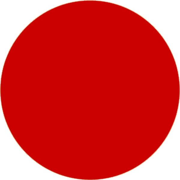 ササガワ カラーラベル円形シール 9mm丸 赤 20-901 1セット（15600片：1冊1560片×10冊）（取寄品）