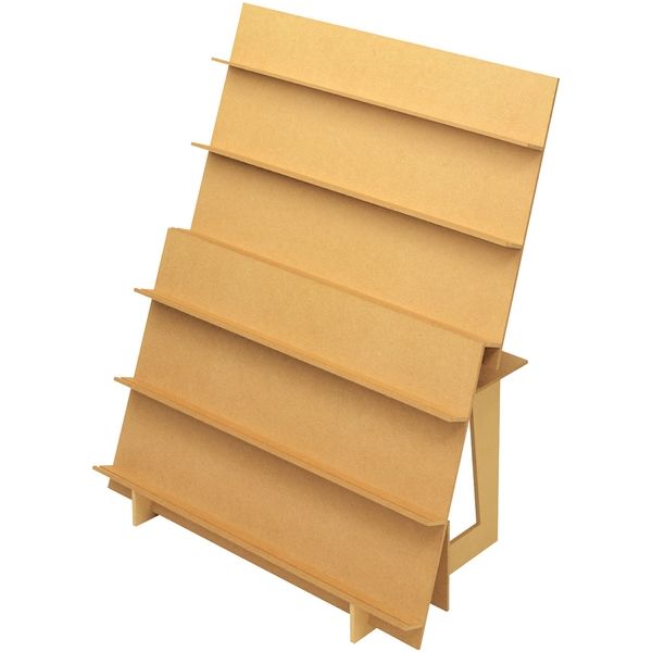 ササガワ 【OW】組立式木製傾斜飾り棚 2WAY 44-5851 1箱（1セット入）（取寄品）