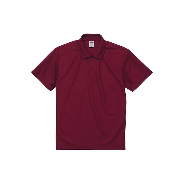キャブ United Athle（ユナイテッドアスレ） 2020-01 ポロシャツ バーガンディ 5XL 1包（3枚入）（直送品）