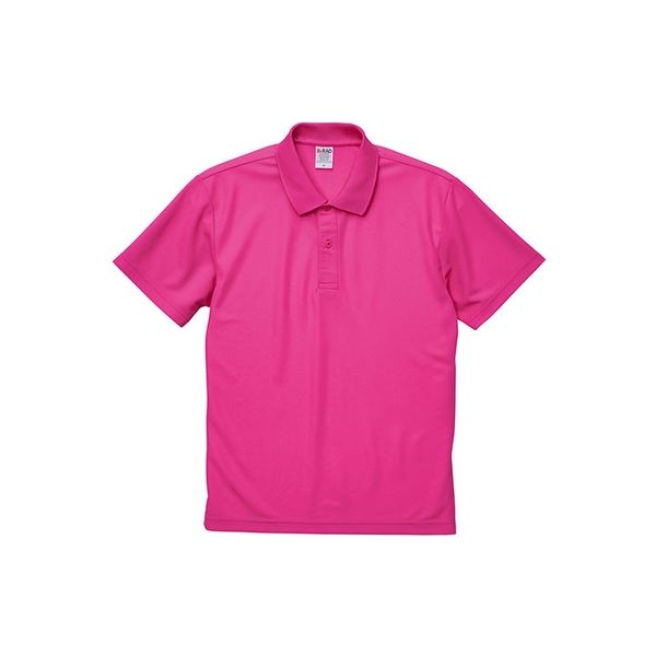 キャブ United Athle（ユナイテッドアスレ） 2020-01 ポロシャツ トロピカルピンク 5XL 1包（3枚入）（直送品）