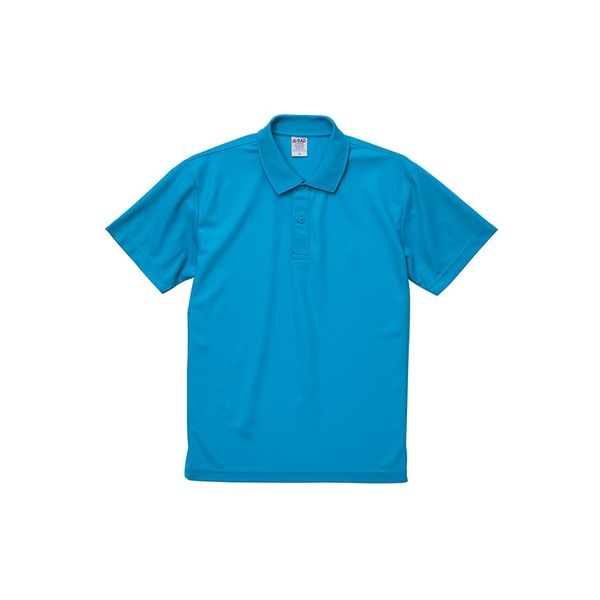 キャブ United Athle（ユナイテッドアスレ） 2020-01 ポロシャツ ターコイズブルー XL 1包（3枚入）（直送品）