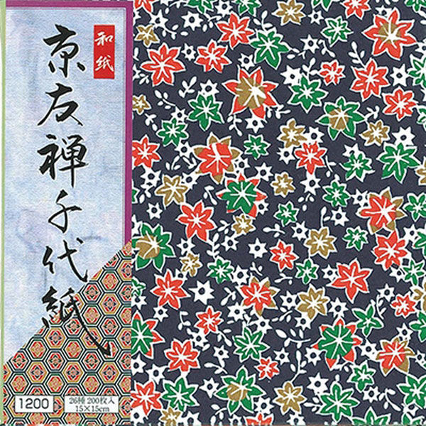 京友禅千代紙15cm200枚 KY-12015 1セット（200枚入り×10個） エヒメ紙工（直送品）