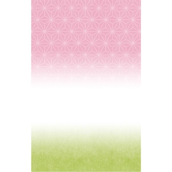 ヤマニパッケージ 封筒型平袋 和衣 緑桃 小口 19-118GPX 1ケース（100：100枚帯止め）（直送品）