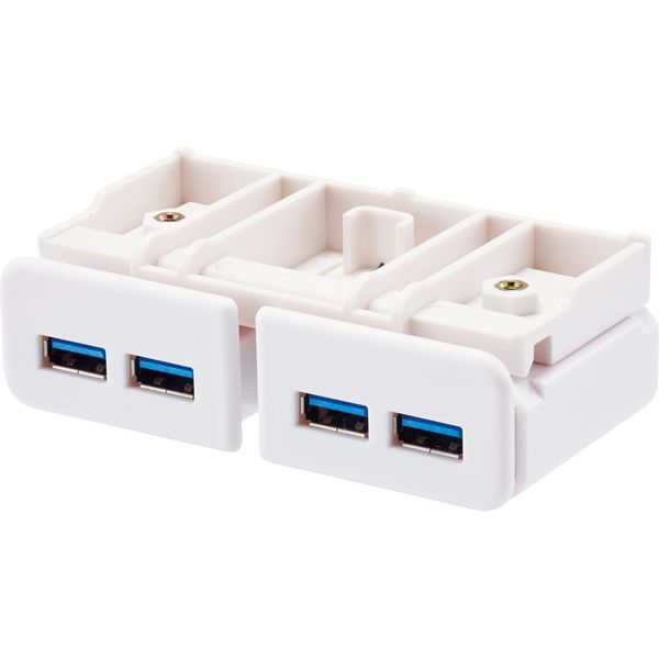 リヒトラブ ＵＳＢ３．０ハブ＜机上台専用＞ A7337-0 1個