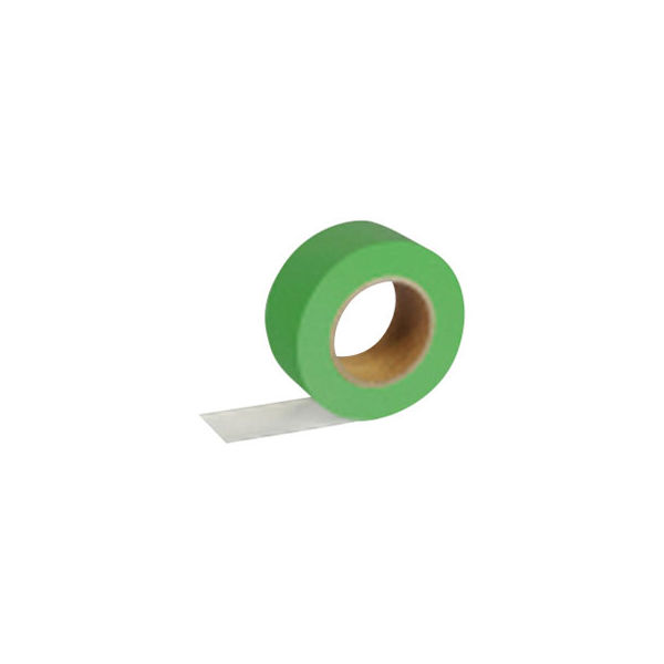 自着テープ（紙タイプ/緑/幅25mm） 1箱（6巻入） 280-07874 小林（取寄品）