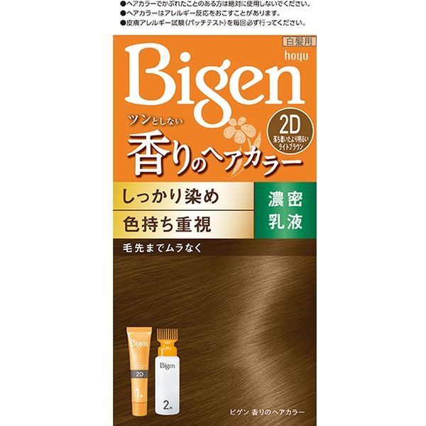 ホーユー ビゲン　香りのヘアカラー　乳液　２Ｄ 696051 1ケース（27個）（直送品）