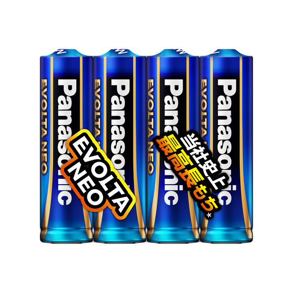 パナソニック 乾電池エボルタネオ単3形4本パック LR6NJ/4SE 1個