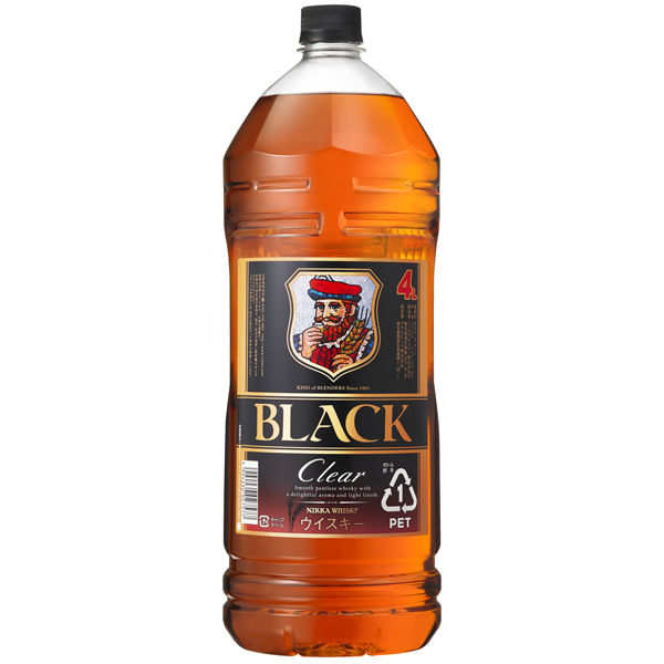 アサヒ ブラックニッカクリア ペット 4L 1本 ウイスキー - アスクル