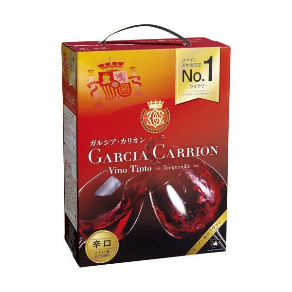 サッポロ ガルシア･カリオン テンプラニーリョ 3L 1箱 赤ワイン