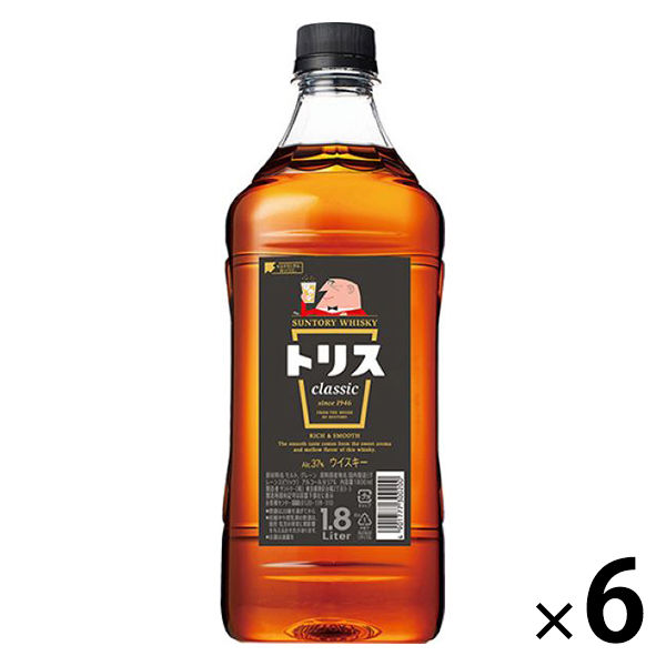 サントリー トリスクラシック 1.8Lペット 1セット（6本） ウイスキー