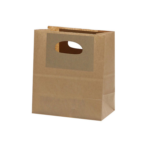 【ケース販売】HEIKO 紙袋 トゥーゴーバッグ S 未晒無地 003186001 1ケース(25枚入×20袋 合計500枚)（直送品）