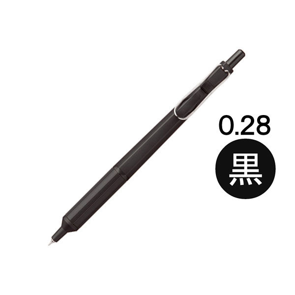 【新品】（まとめ）三菱鉛筆 油性ボールペン ジェットストリーム エッジ 0.28mm 黒 （軸色：シャンパンゴールド） SXN100328.25 1本