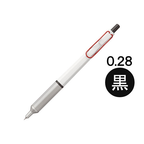 油性ボールペン ジェットストリームエッジ単色 0.28mm ホワイトレッド