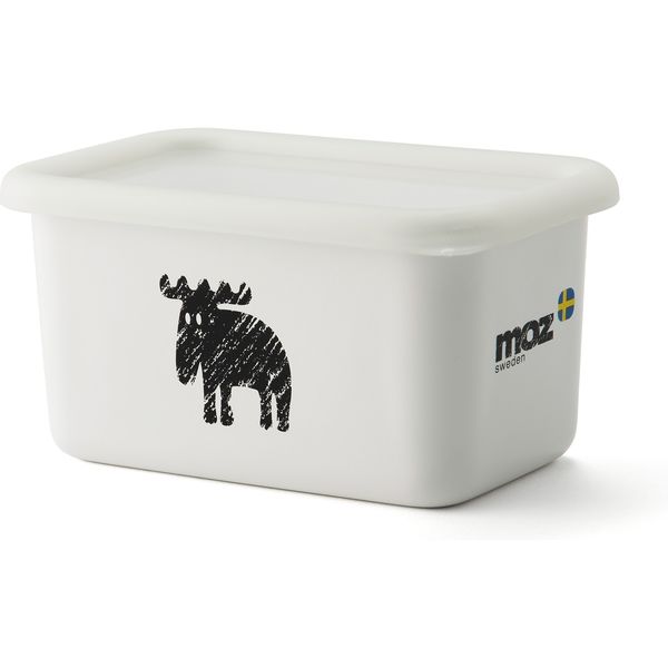 富士ホーロー moz ほうろう製 保存容器 深型角容器S MOZ-DS.W 3個