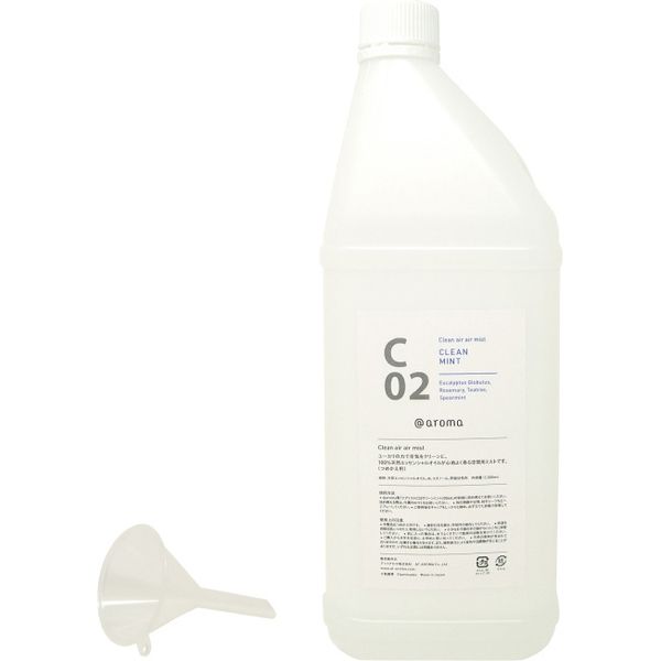 AIR MIST C02クリーンミント 2L（つめかえ用） DAM-C022LT 1本 アットアロマ（直送品）