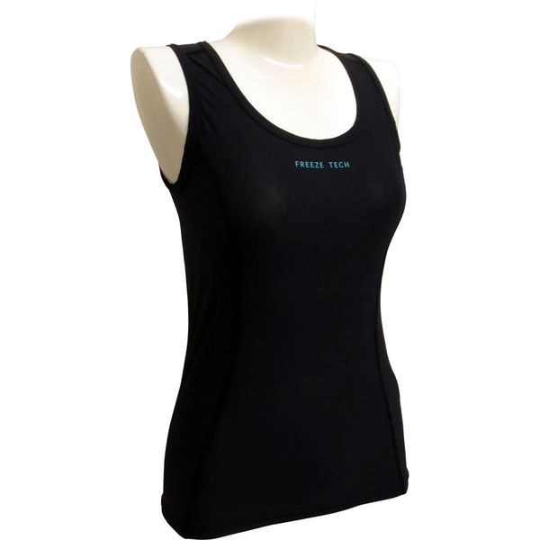 リベルタ FUTABA 冷却インナーシャツ ノースリーブ ブラック Women-S 42401232 1個（直送品）