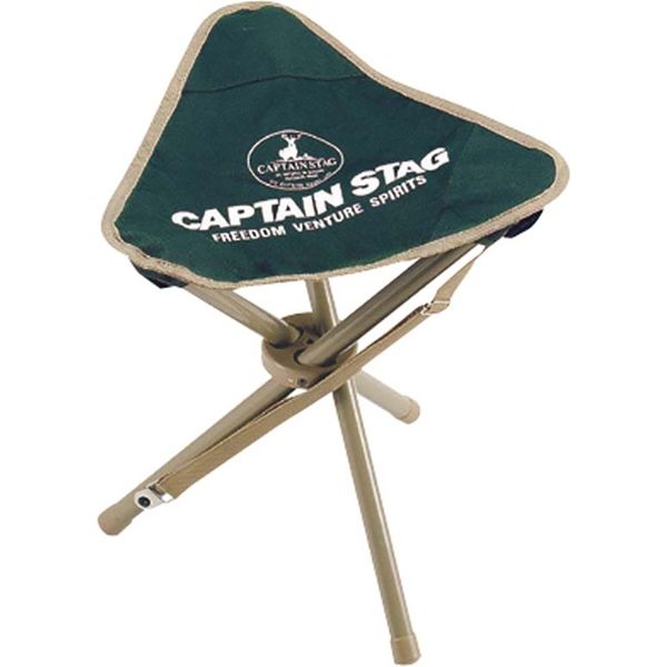 キャプテンスタッグ　鹿番長　チェア　3点 キャプテンスタッグ CS 三脚チェア グリーン M-3876 1個（直送品