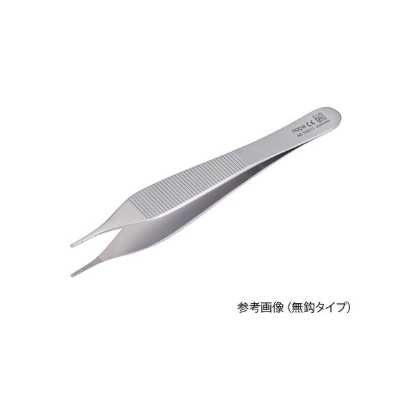 nopa アドソンピンセット 有鈎 120mm 110 AB 110/12 1セット（2本