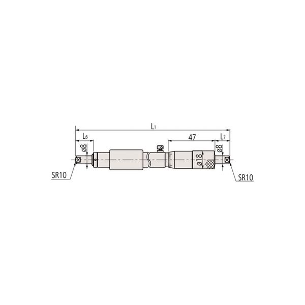 ミツトヨ マイクロメータ IM-550 133-162 1個（直送品）