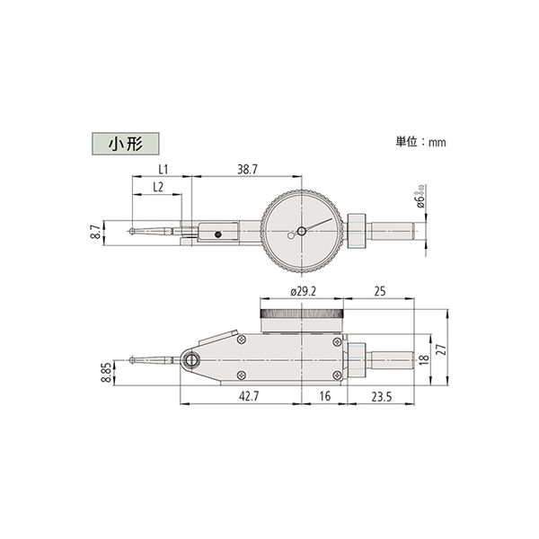 ミツトヨ テストインジケータ TI-412HX 513-465-10H 1個（直送品