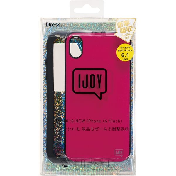 iPhoneケース　iPhone XR NEWT IJOY フューシャピンク i32BiJ05 1個 サンクレスト（直送品）