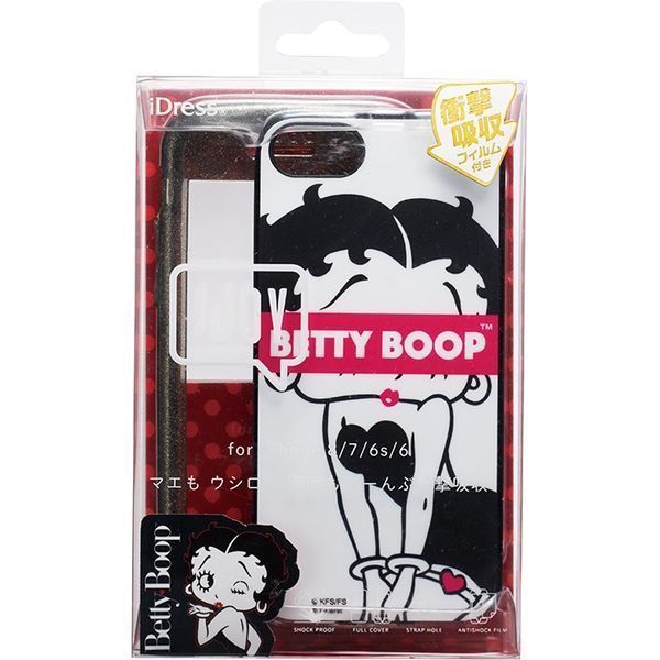 iPhoneケース　iPhone8/7/6S/6 Betty Boop IJOY ボックスロゴ i33DBB01 1個 サンクレスト（直送品）
