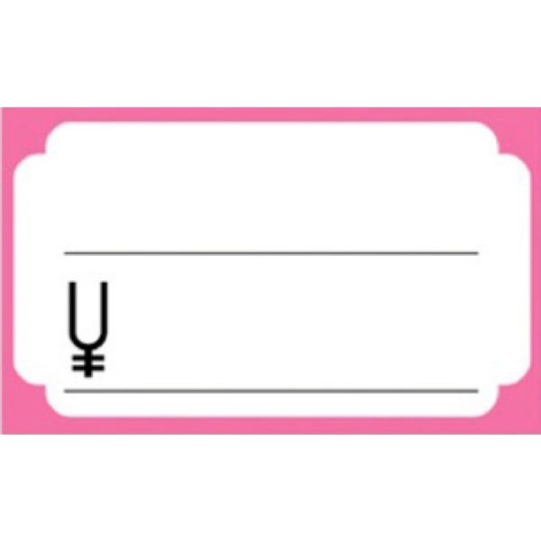 ササガワ ショーカード 小 ピンク枠￥入り 17-5144 1セット：250枚 【50枚袋入×5冊箱入】（取寄品）