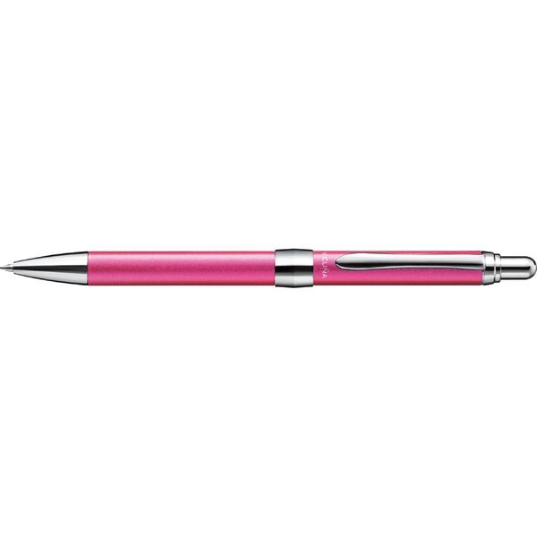 ぺんてる 油性ボールペン　ビクーニャＥＸ２０　０７　ピンク軸 BX2007P 5本（直送品）