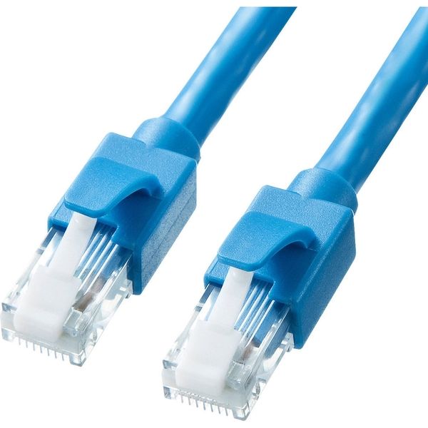 サンワサプライ カテゴリ6A LANケーブル CAT6A ブルー 70m KB-T6ATS-70BL 1個（直送品）