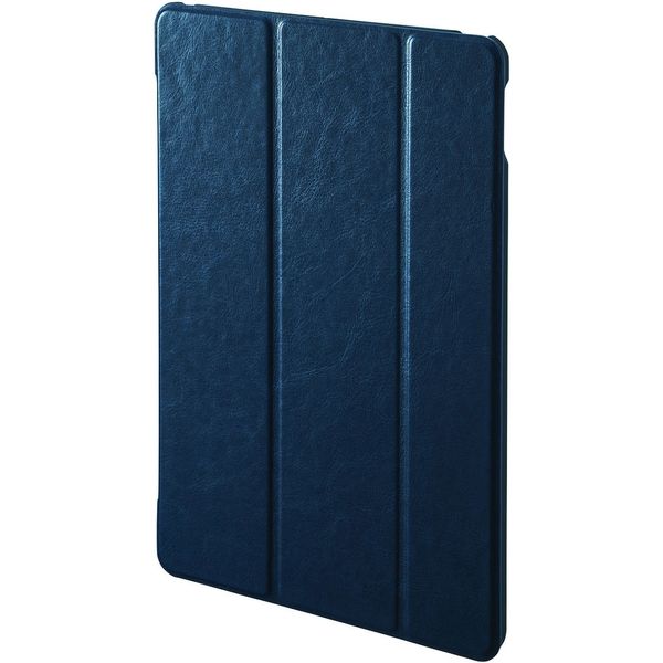 サンワサプライ iPad 10.2インチ　ソフトレザーケース　ブルー PDA-IPAD1607BL 1個（直送品）