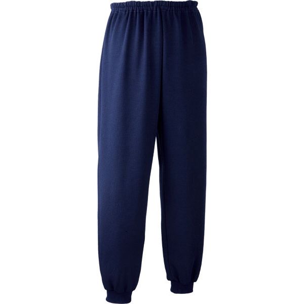 日本エンゼル スクエアニット裾リブ付きズボン　5113　ネイビー　3L 1枚　【介護用衣類】介援隊カタログ（直送品）