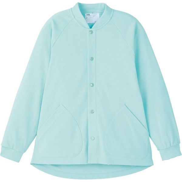 日本エンゼル サニージャケット　前ボタンタイプ　5584-A　グリーン　LL 1枚　【介護用衣類】介援隊カタログ（直送品）