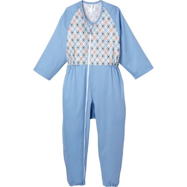 日本エンゼル プライム　コンビネーション2　オールシーズン　5804-A　サックス　3L 1枚　【介護用衣類】介援隊カタログ（直送品）