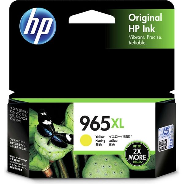 HP（ヒューレット・パッカード） 純正インク HP965XL 3JA83AA イエロー 1個 - アスクル