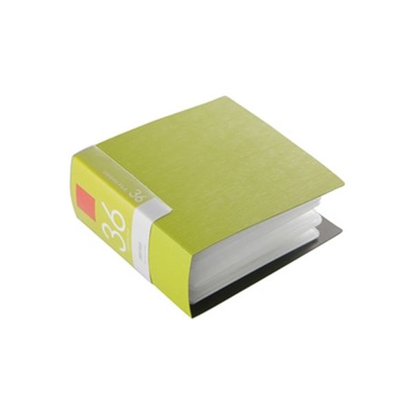 バッファロー ＣＤ＆ＤＶＤファイルケース　ブックタイプ　３６枚収納　グリーン BSCD01F36GR 1個（直送品）