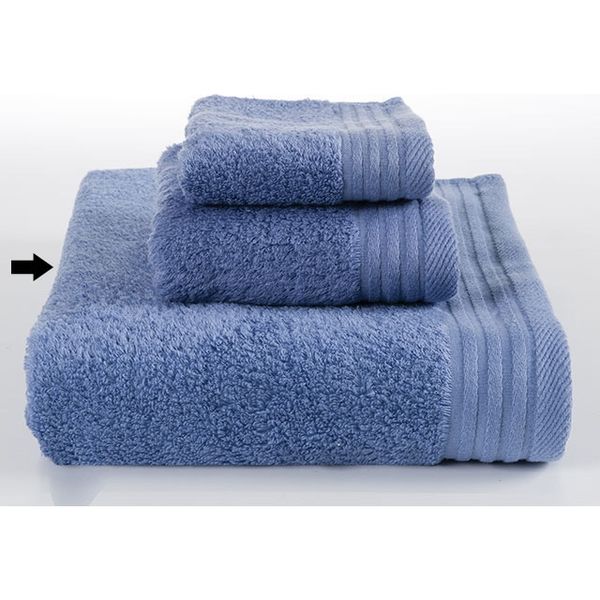 ファインカラーコンフォール 大判バスタオル ゼニスブルー 60枚(10×6) 865088 1ケース(60枚入(10枚×6袋))（直送品）