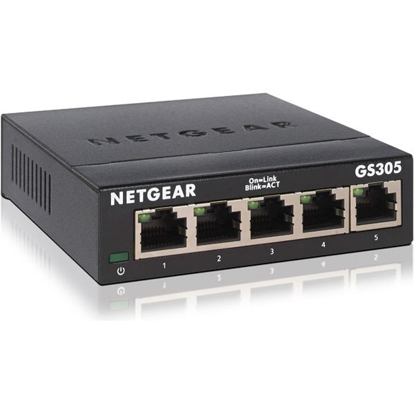 NETGEAR ギガビット5ポートLayer2アンマネージスイッチ